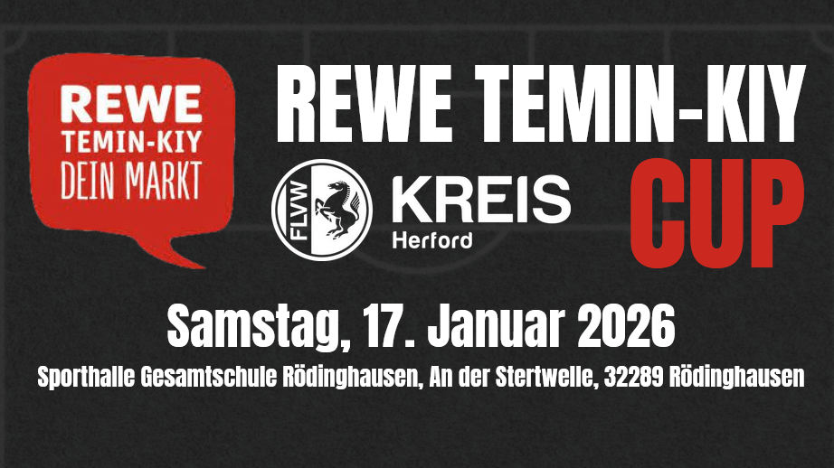 REWE Temin-Kiy Cup am 17. Januar 2026 in Rödinghausen
